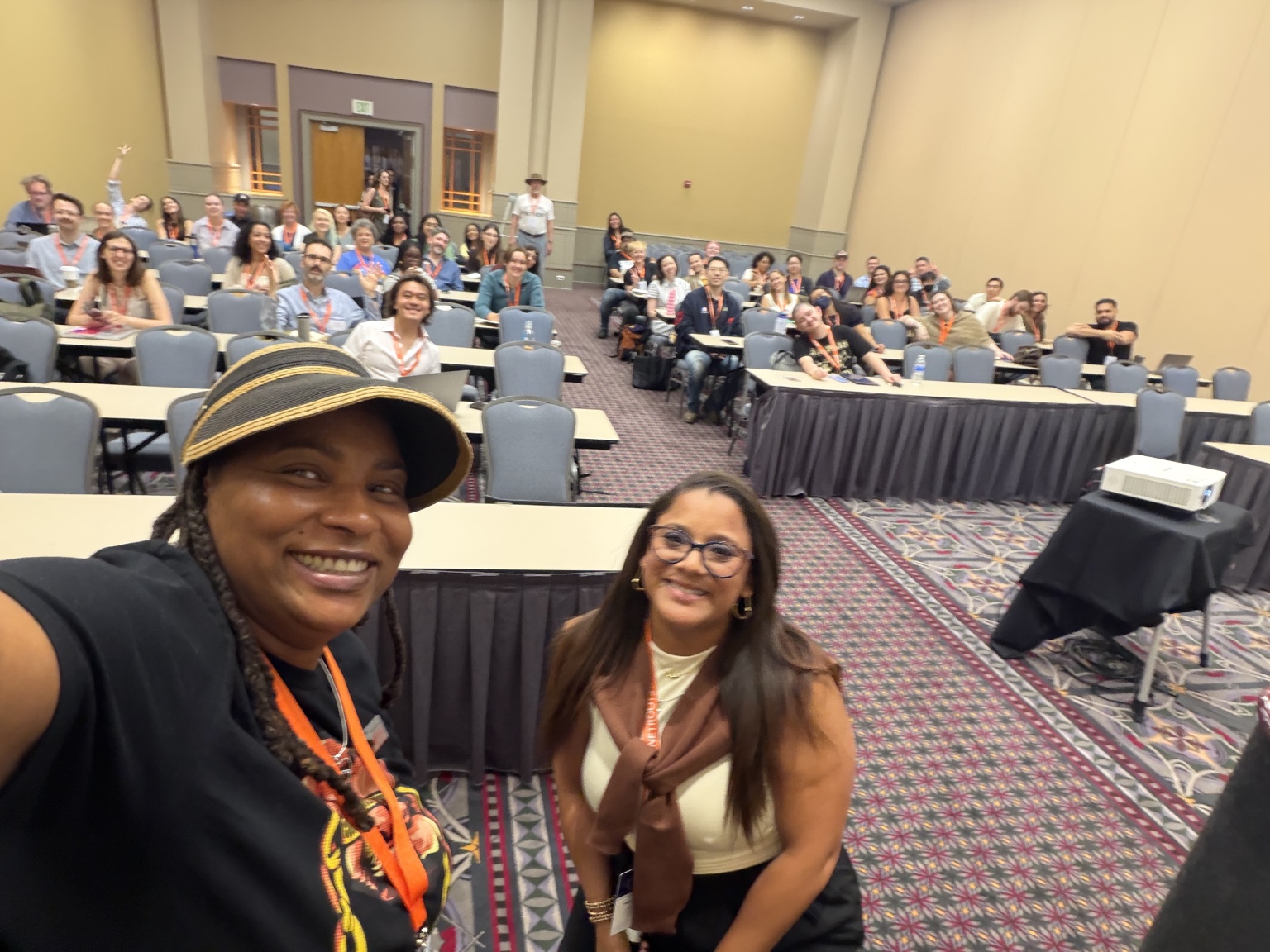 Segann March with participants after her Netroots Nation 2026 training